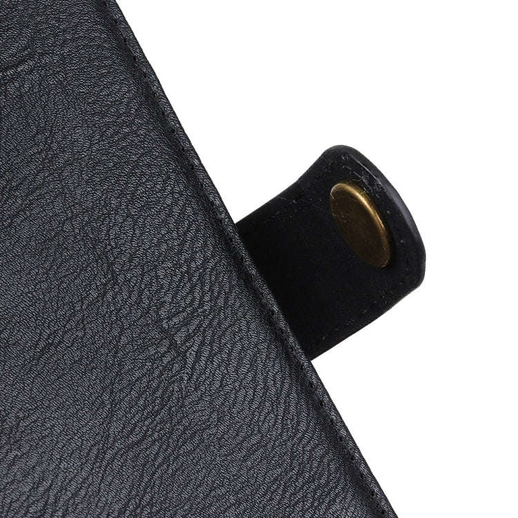 For Sony Xperia 5 VI KHAZNEH Cowhide Texture Horizontal Flip Leather Phone Case(Black)