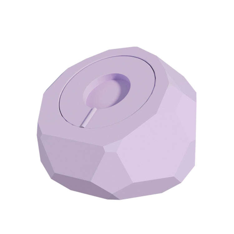 Diamond-shaped 2 in 1 Wireless Charging Silicone Base(Purple)