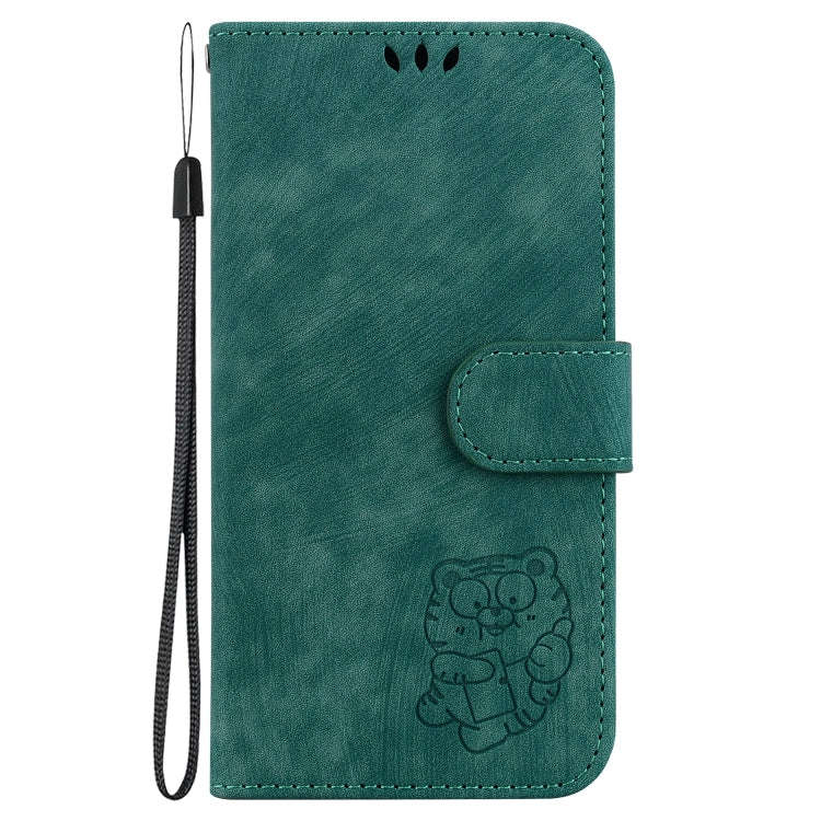 For Huawei nova 12 Pro / nova 12 Ultra Little Tiger Embossed Leather Phone Case(Green)