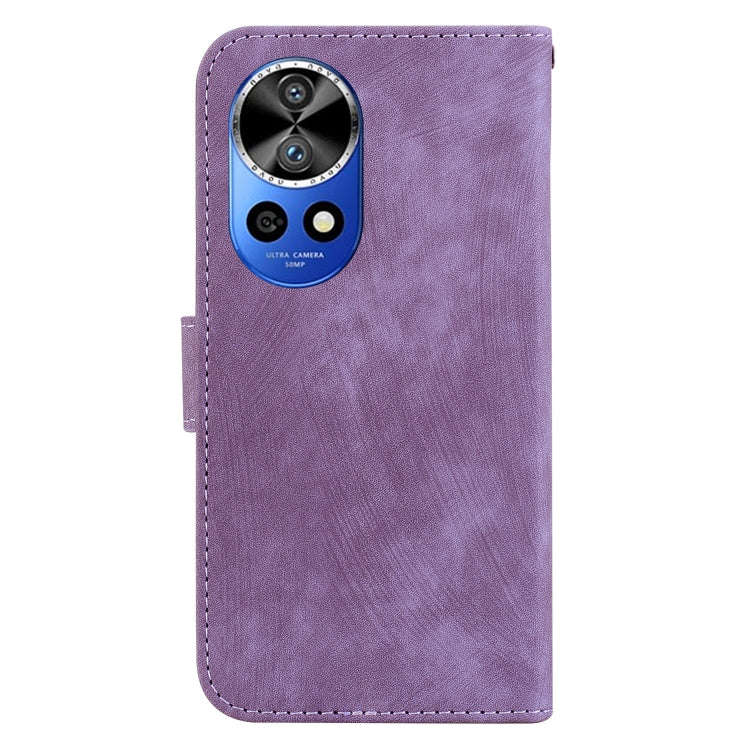 For Huawei nova 12 Pro / nova 12 Ultra Little Tiger Embossed Leather Phone Case(Purple)