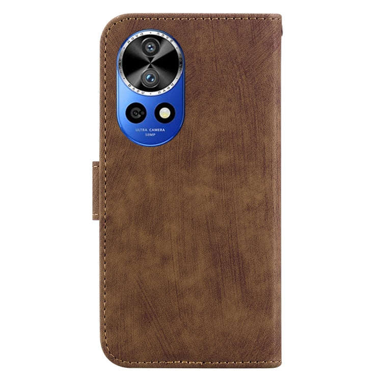 For Huawei nova 12 Pro / nova 12 Ultra Little Tiger Embossed Leather Phone Case(Brown)