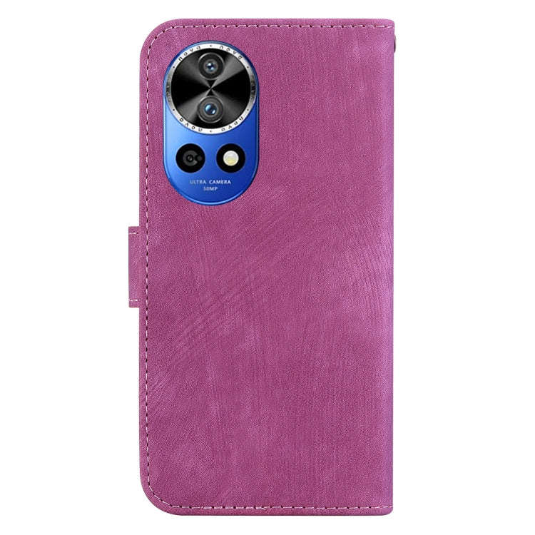 For Huawei nova 12 Pro / nova 12 Ultra Little Tiger Embossed Leather Phone Case(Rose Red)