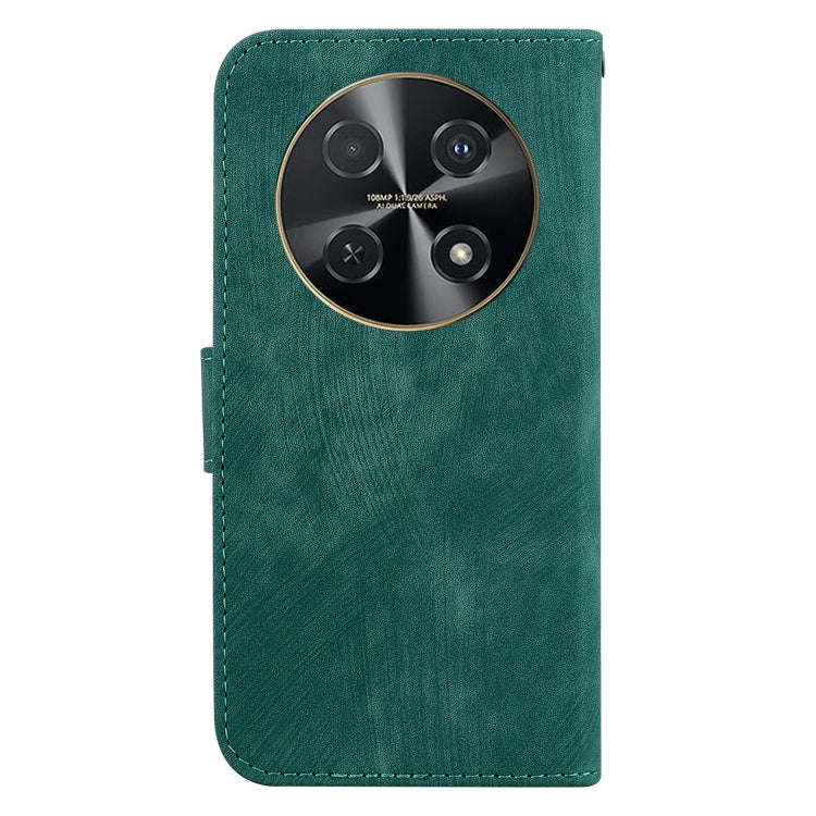 For Huawei nova 12i Little Tiger Embossed Leather Phone Case(Green)
