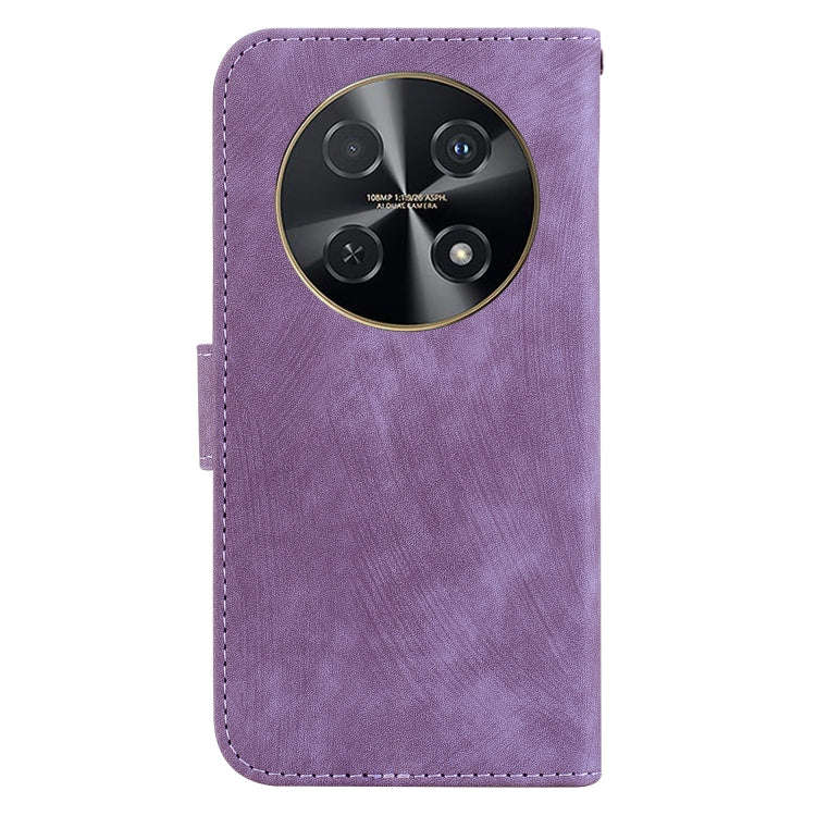 For Huawei nova 12i Little Tiger Embossed Leather Phone Case(Purple)
