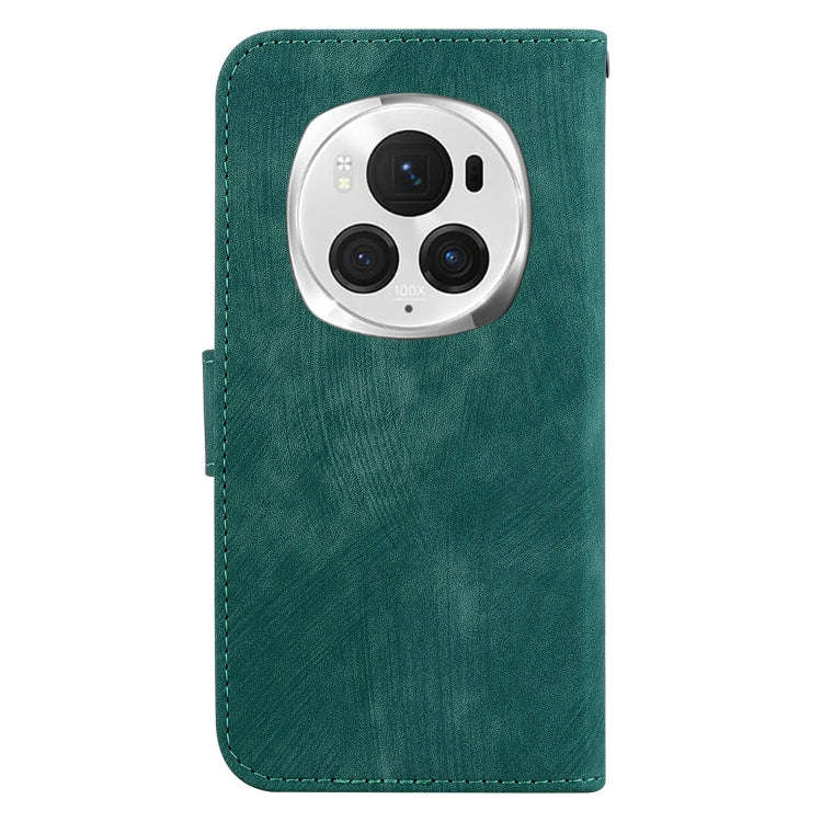 For Honor Magic6 Pro Little Tiger Embossed Leather Phone Case(Green)