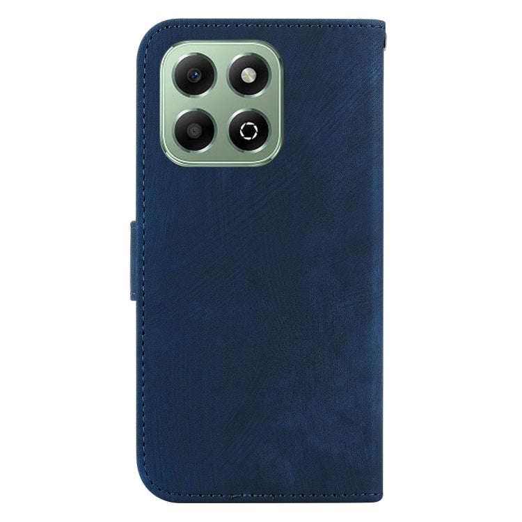For Honor X6b Little Tiger Embossed Leather Phone Case(Dark Blue)