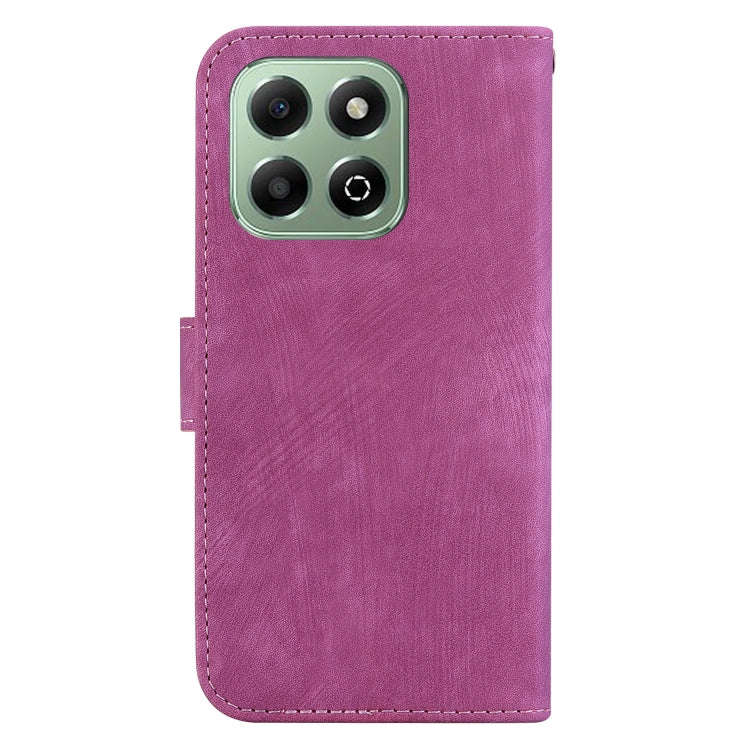 For Honor X6b Little Tiger Embossed Leather Phone Case(Rose Red)