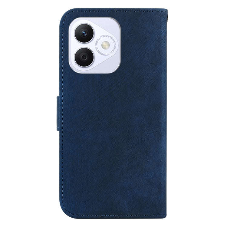 For Honor X60i Little Tiger Embossed Leather Phone Case(Dark Blue)