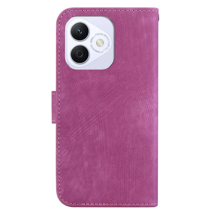 For Honor X60i Little Tiger Embossed Leather Phone Case(Rose Red)