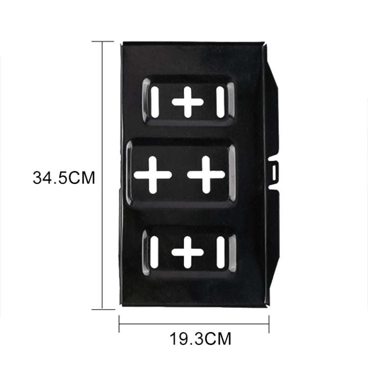 Car Universal Battery Bracket Adjustable Battery Fixed Holder + Base Tray, Size:34.5cm Base + 19c...