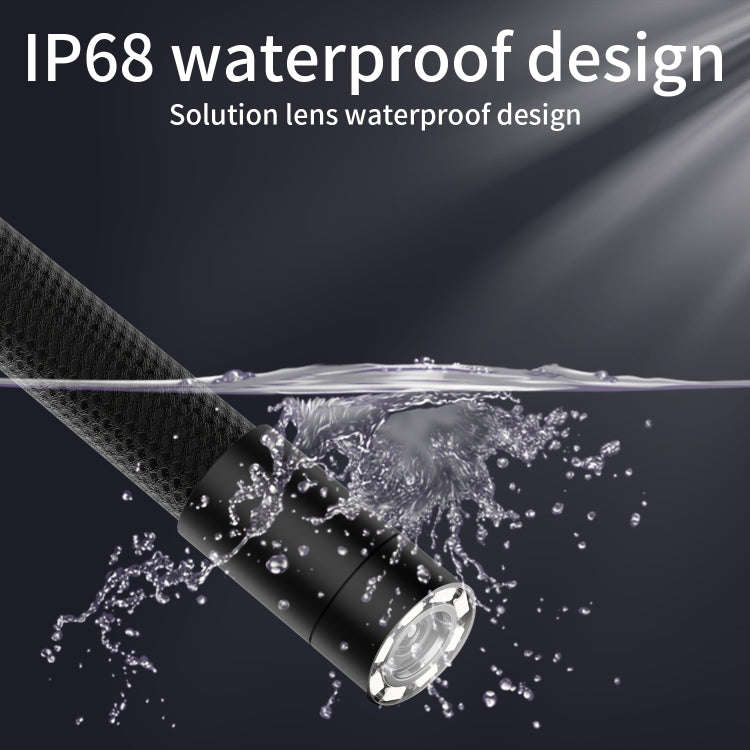 F180 8mm Lens 360 degree Free Spins Automotive Repair Endoscope, Spec:1m Soft Tube