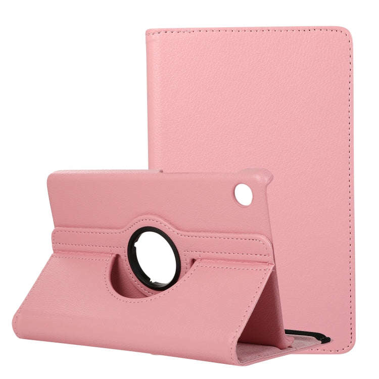 For Huawei MatePad T8 / C3 8 inch Litchi Texture Horizontal Flip 360 Degrees Rotation Leather Cas...