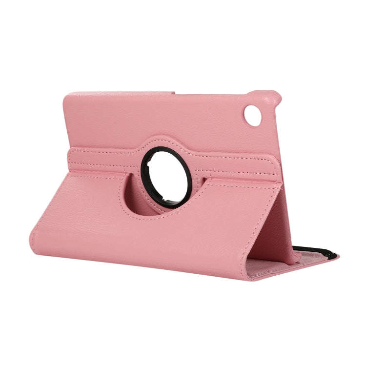 For Huawei MatePad T8 / C3 8 inch Litchi Texture Horizontal Flip 360 Degrees Rotation Leather Cas...