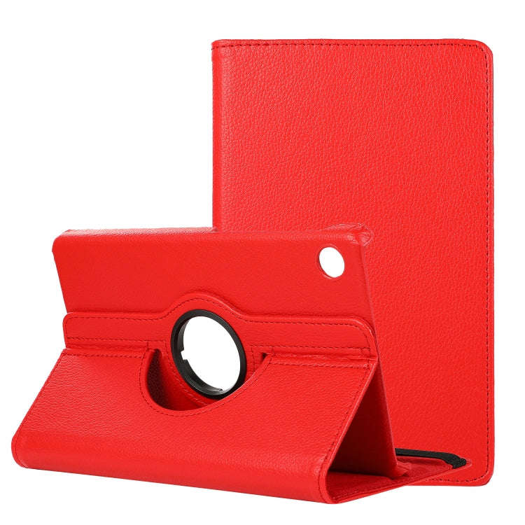 For Huawei MatePad T8 / C3 8 inch Litchi Texture Horizontal Flip 360 Degrees Rotation Leather Cas...