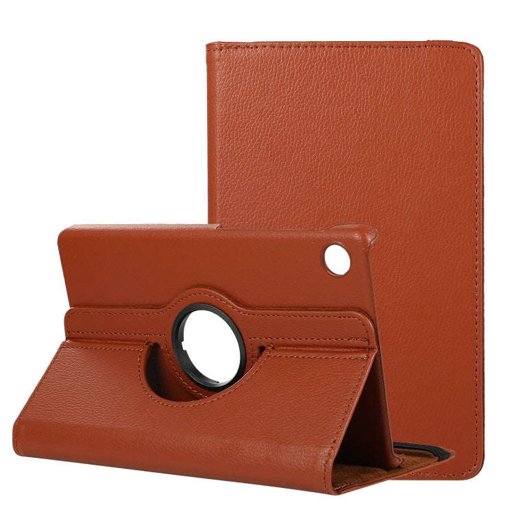For Huawei MatePad T8 / C3 8 inch Litchi Texture Horizontal Flip 360 Degrees Rotation Leather Cas...