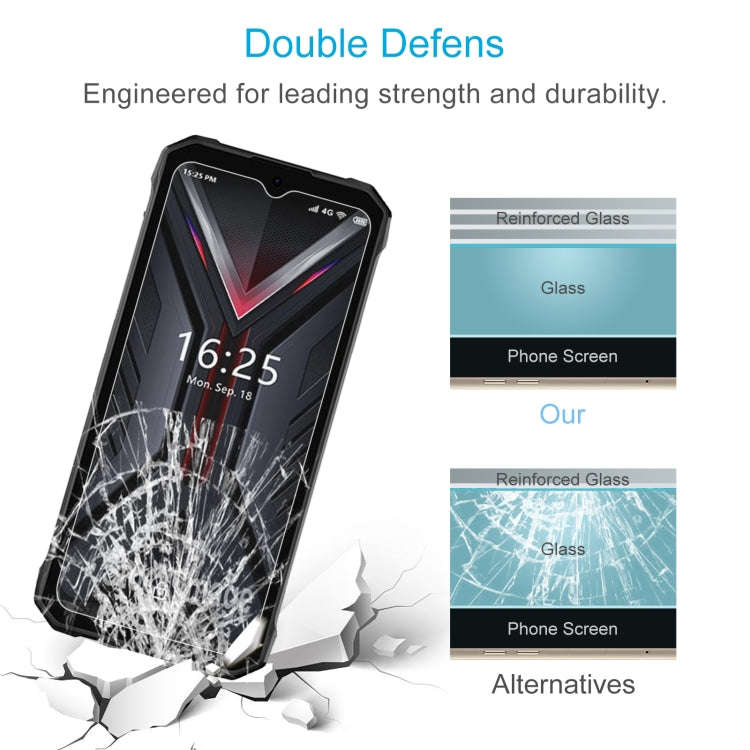 For HOTWAV T7 Pro 50pcs 0.26mm 9H 2.5D Tempered Glass Film
