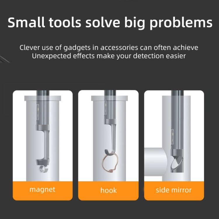 T23 7.9mm Three Lenses 7 inch Screen Industrial Endoscope, Spec:1m Tube