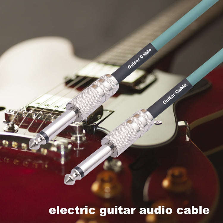 3045GR Mono 6.35mm Plug Male to Male Electric Guitar Audio Cable, Length:3m