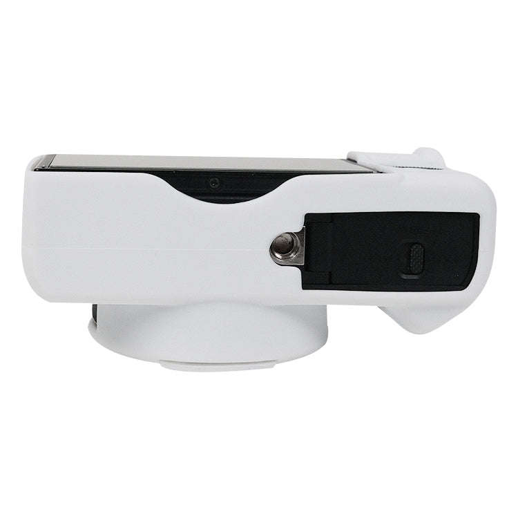 For Canon PowerShot G7 X Mark III / G7X3 Soft Silicone Protective Case with Lens Cover(White)