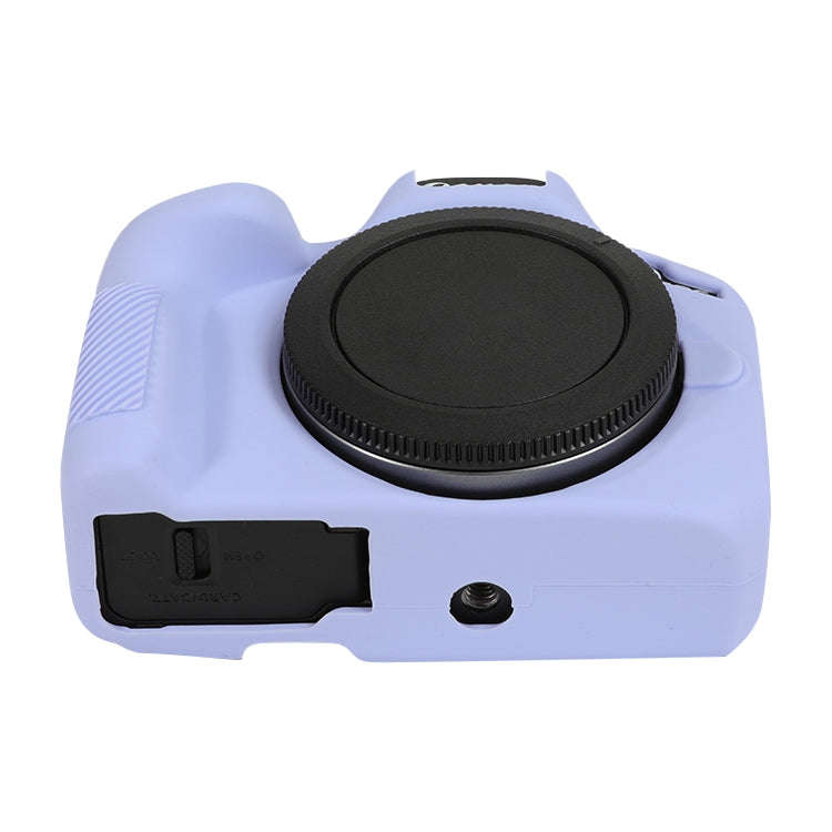 For Canon EOS R50 Soft Silicone Protective Case(Lilac Purple)