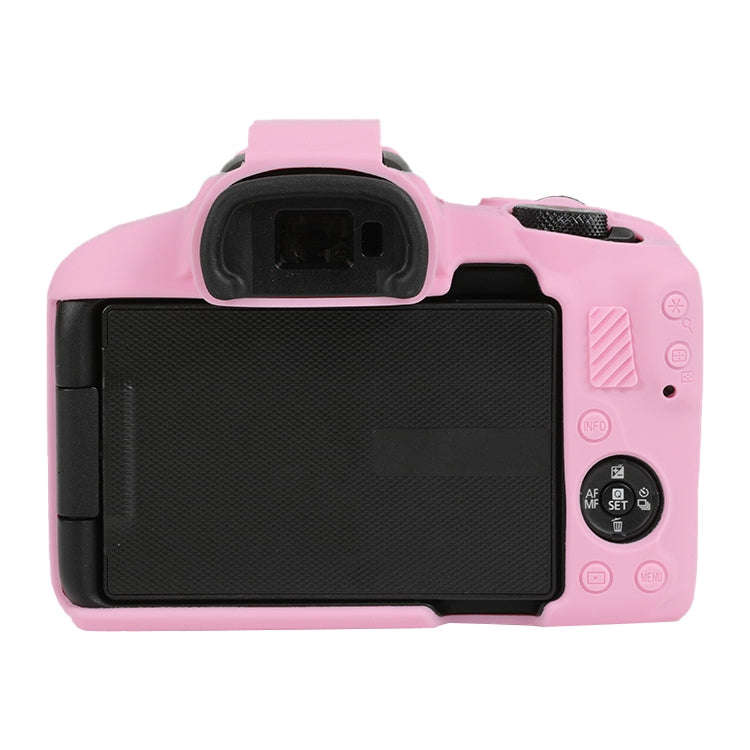 For Canon EOS R50 Soft Silicone Protective Case(Pink)