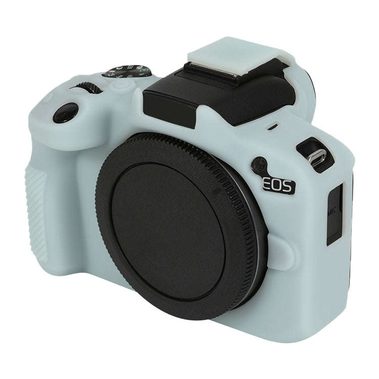 For Canon EOS R50 Soft Silicone Protective Case(Jello Green)