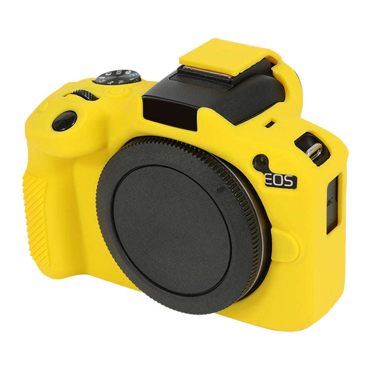 For Canon EOS R50 Soft Silicone Protective Case(Yellow)