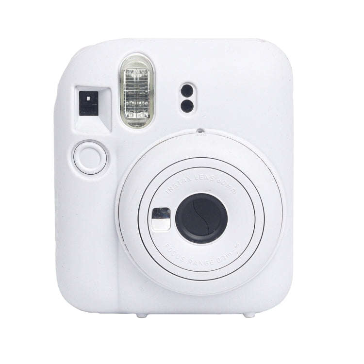 For FUJIFILM instax mini 12 Soft Silicone Camera Protective Case(White)