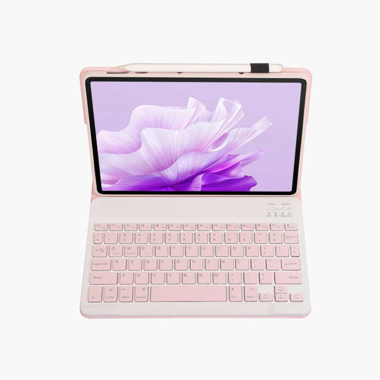 For Huawei MatePad 11.5 2023 AH17 Lambskin Texture Ultra-thin Detachable Bluetooth Keyboard Leath...