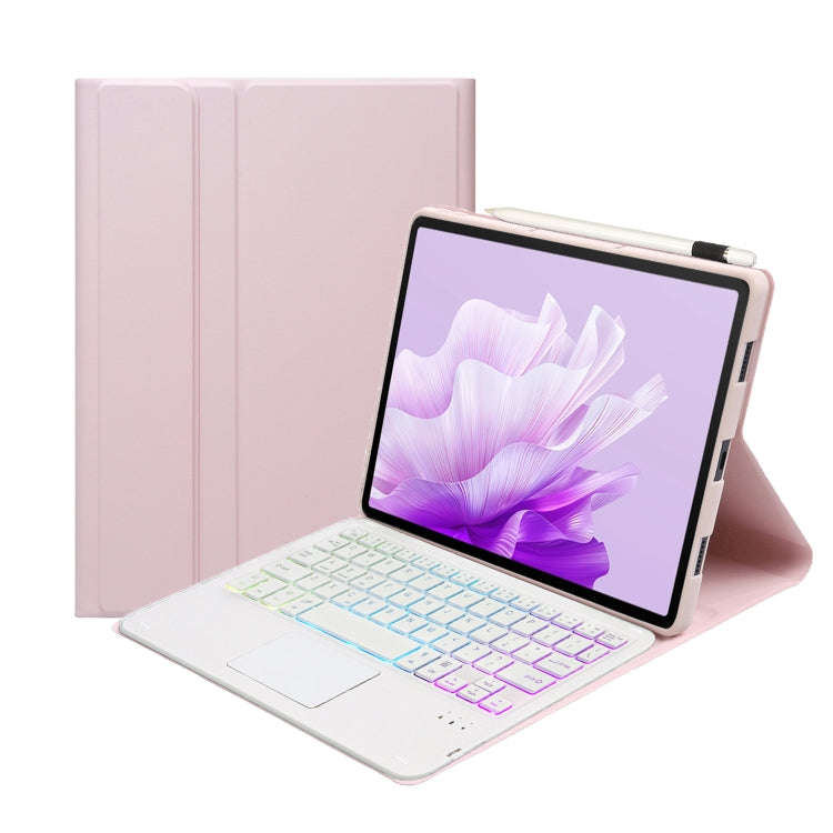 For Huawei MatePad 11.5 2023 AH17-AS Lambskin Texture Ultra-thin Detachable Backlight Bluetooth K...