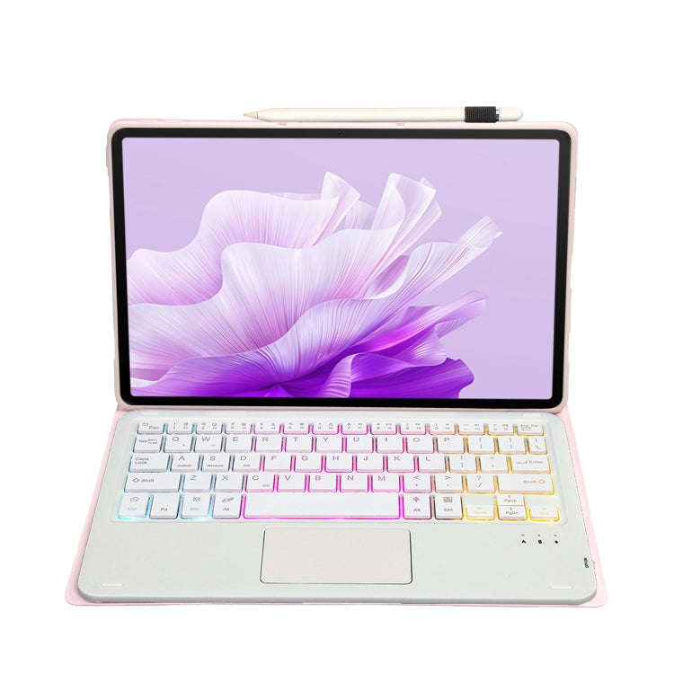 For Huawei MatePad 11.5 2023 AH17-AS Lambskin Texture Ultra-thin Detachable Backlight Bluetooth K...