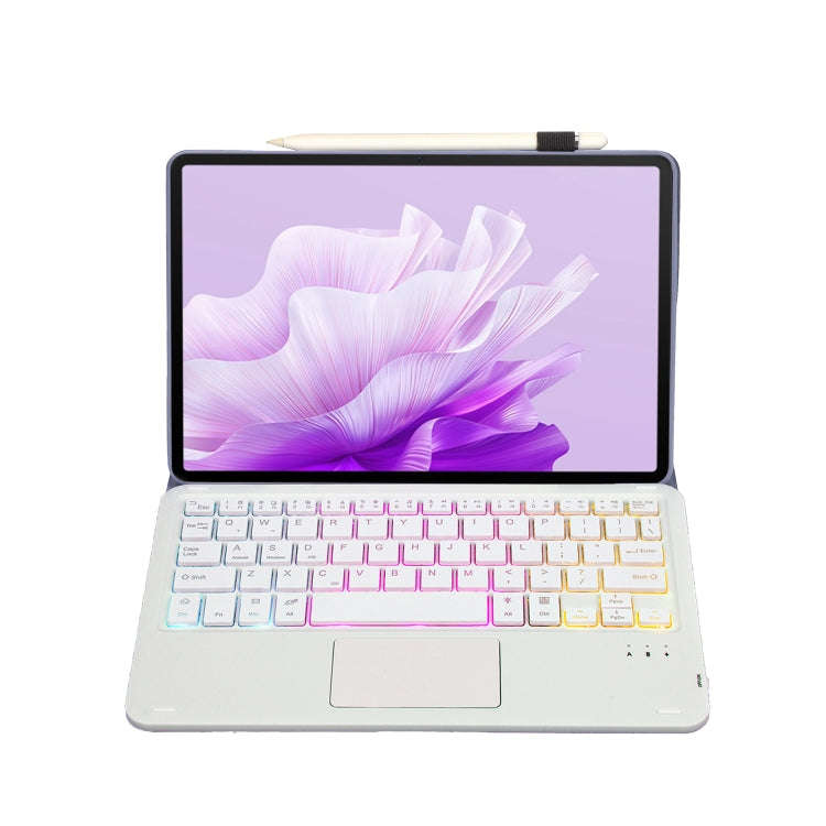 For Huawei MatePad 11.5 2023 AH17-AS Lambskin Texture Ultra-thin Detachable Backlight Bluetooth K...