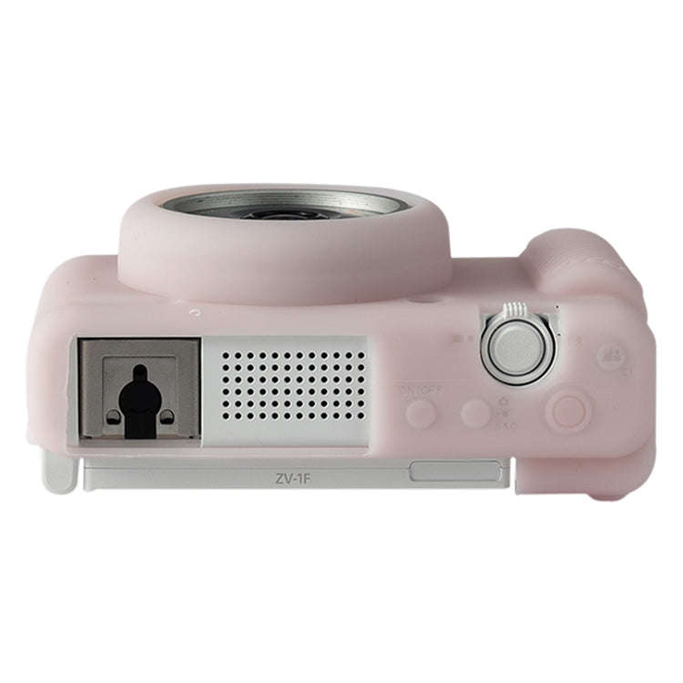 For Sony ZV-1F / ZV1 M2 Soft Silicone Protective Case(Jello Pink)