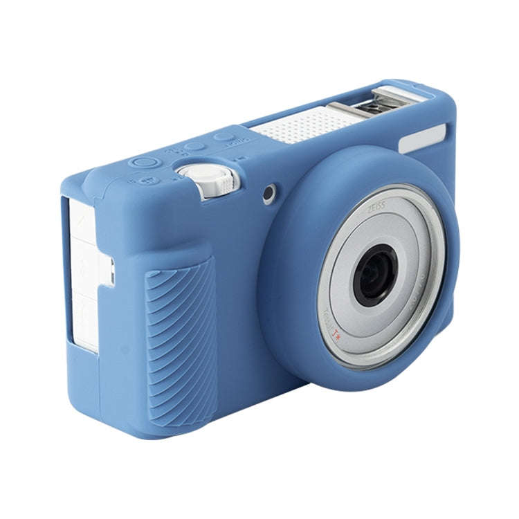For Sony ZV-1F / ZV1 M2 Soft Silicone Protective Case(Blue)