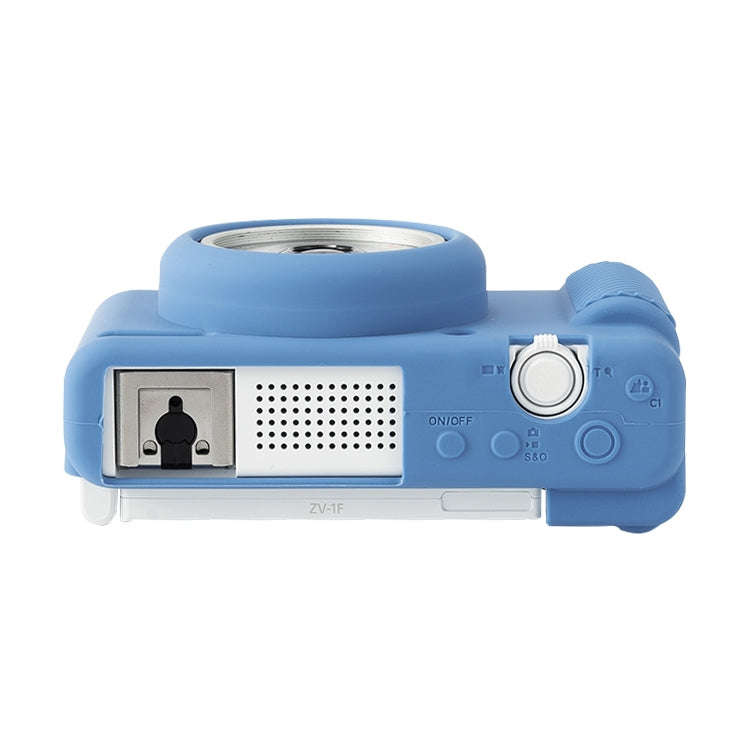 For Sony ZV-1F / ZV1 M2 Soft Silicone Protective Case(Blue)
