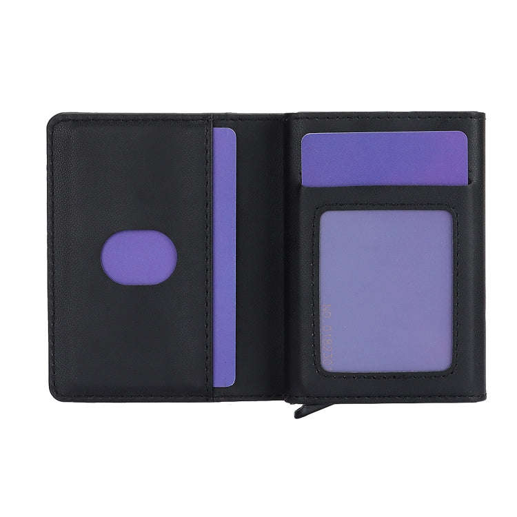 Anti Theft Brush Card Bag, Size:10x6x3cm(Black)