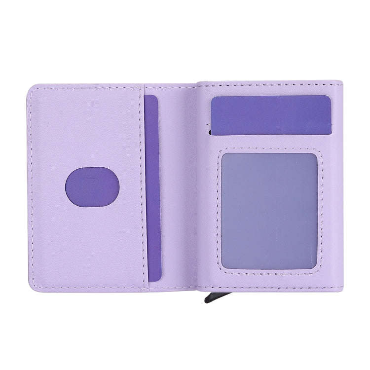 Anti Theft Brush Card Bag, Size:10x6x3cm(Purple)