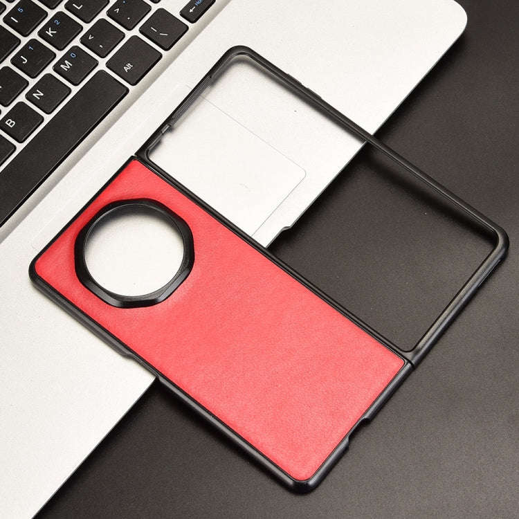 For Honor Magic V3 Litchi Texture Back Cover Phone Case(Red)