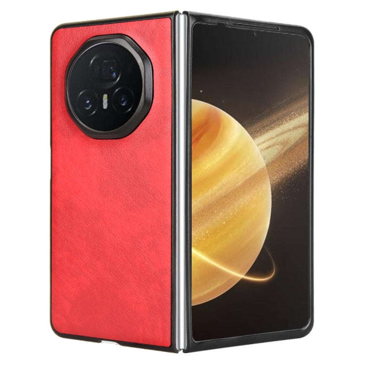 For Honor Magic V3 Litchi Texture Back Cover Phone Case(Red)