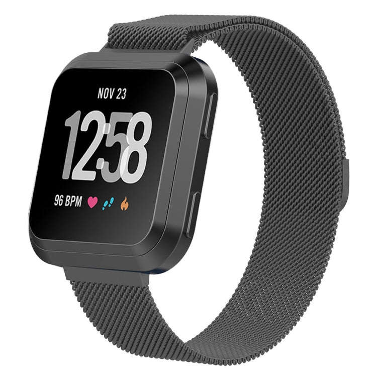 For Fitbit Versa 2 / Fitbit Versa / Fitbit Versa Lite Milanese Watch Band,, Large Size: 2.3x25.8c...