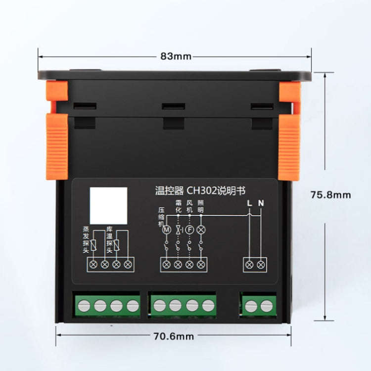 KWS-CH302 Intelligent Dual Sensor Temperature Controller