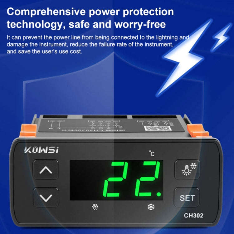 KWS-CH302 Intelligent Dual Sensor Temperature Controller