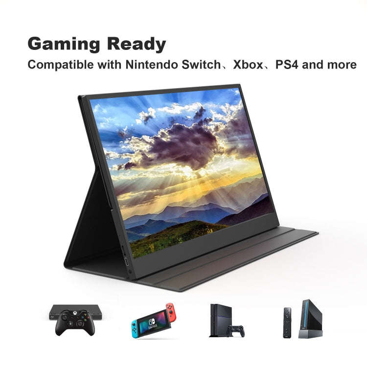 GXMO G156F 15.6 inch FHD 1920x1080P IPS Screen Portable Muti-platform Monitor(Black)