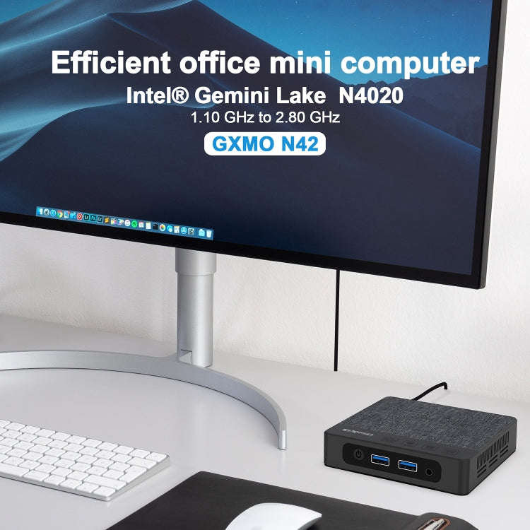 GXMO N42 Windows 11 Intel Gemini Lake N4000 Mini PC NVME SSD WiFi Mini Desktop Computer, Specific...
