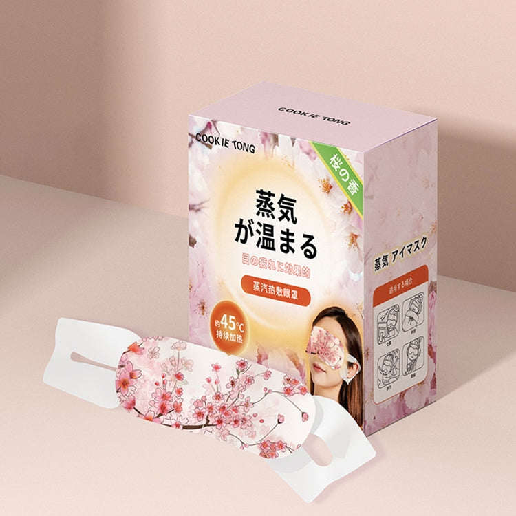 DisposableRelieve eye Fatigue Heated Steam Eye Mask 10 / Box(Cherry Blossoms)