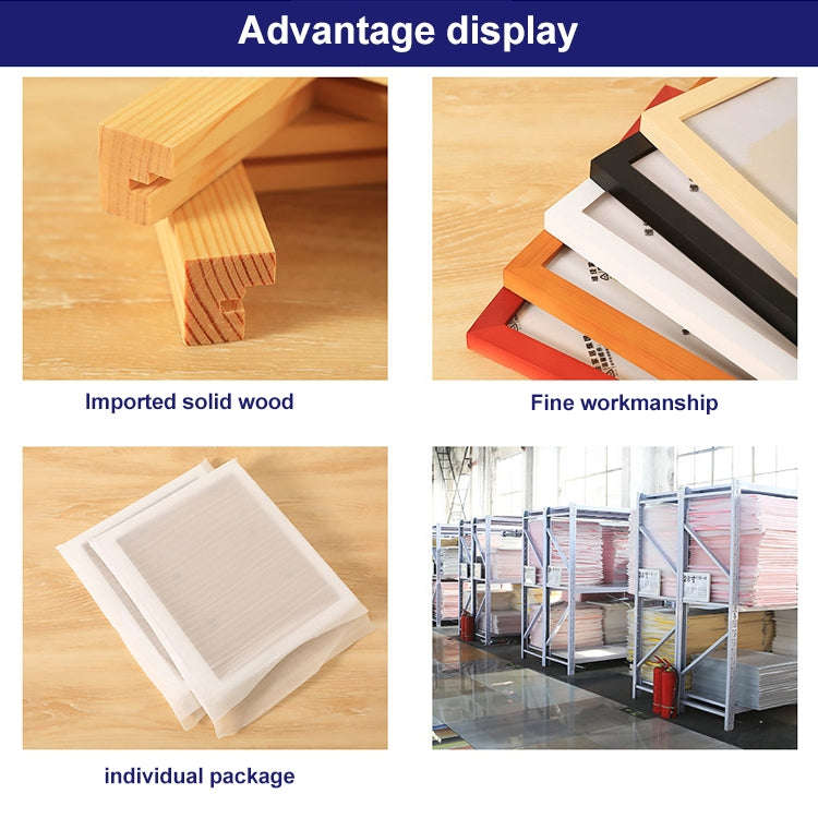 Imitation Solid Wood Photo Frame Document Frame 8 inch
