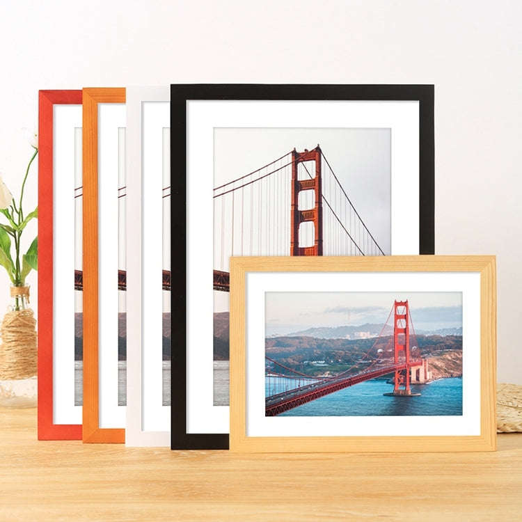 Imitation Solid Wood Photo Frame Document Frame 6 inch