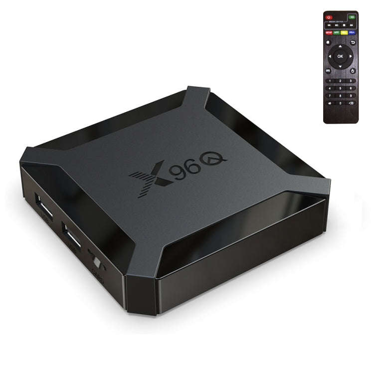 X96Q HD 4K Smart TV Box without Wall Mount, Android 10.0, Allwinner H313 Quad Core ARM Cortex A53...