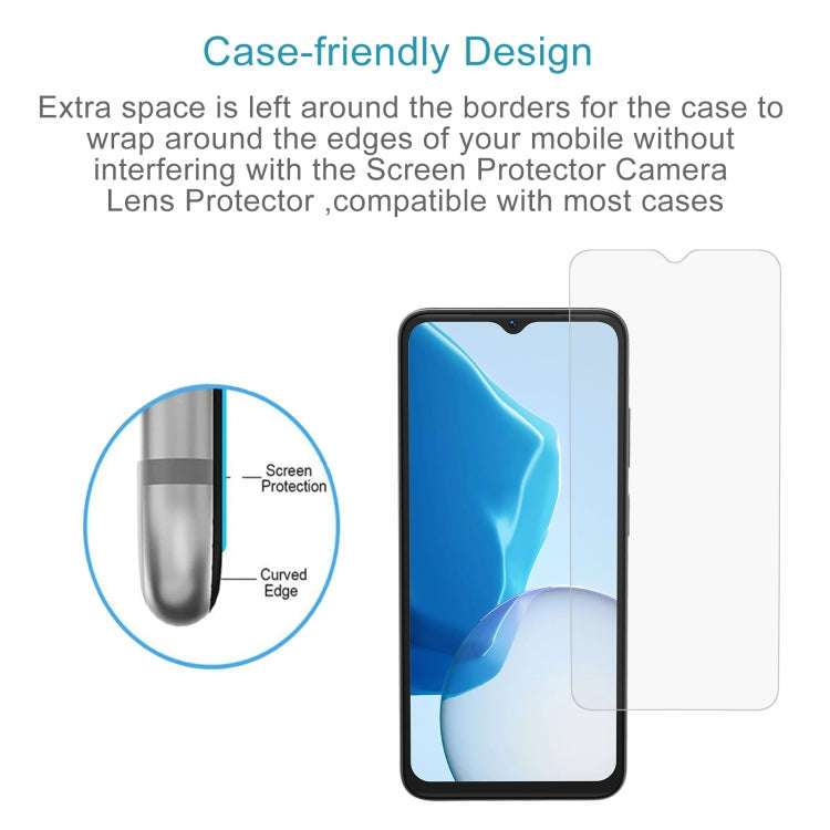 For DOOGEE N55 Pro 50pcs 0.26mm 9H 2.5D Tempered Glass Film