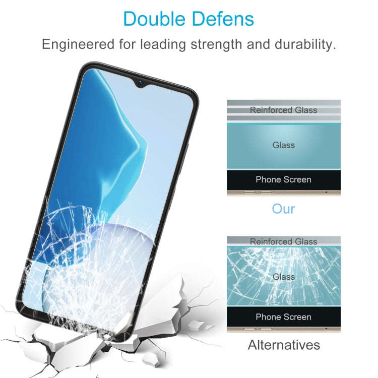 For DOOGEE N55 Pro 50pcs 0.26mm 9H 2.5D Tempered Glass Film